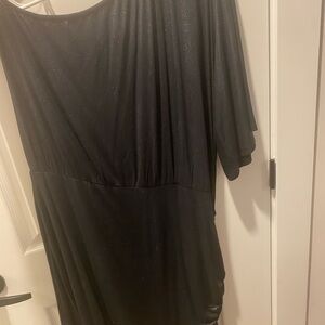 G by Giuliana One Shoulder Black Dress